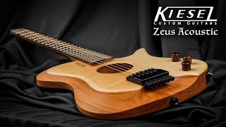 Video thumbnail for Kiesel Guitars - Zeus Headless Acoustic Guitar by Kiesel Guitars