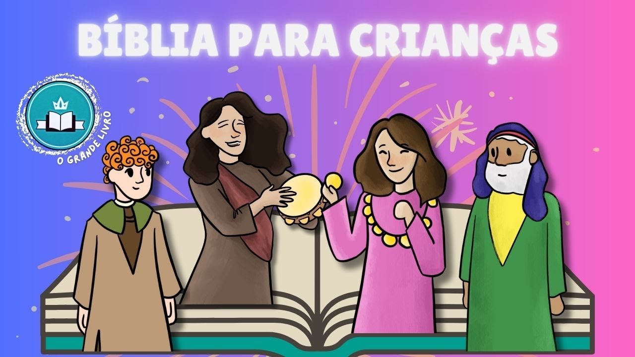 MARATONA DE DESENHOS! HISTÓRIAS DA BÍBLIA PARA CRIANÇAS AO VIVO! [O Grande Livro TV]