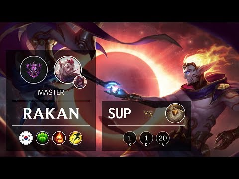 Rakan Support vs Bard - KR Master Patch 10.1