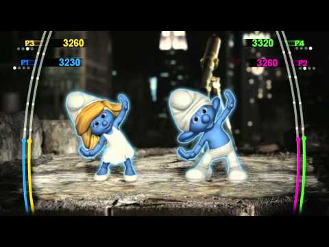 les schtroumpfs dance party wii iso