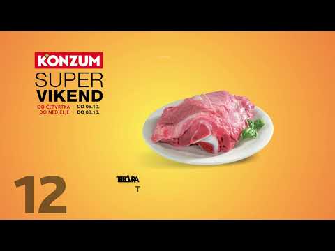 Konzum Super vikend! 12.10.-15.10.2023.