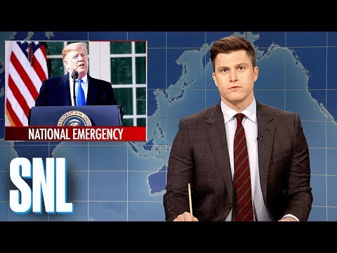 Weekend Update: President Trump Declares a National Emergency - SNL
