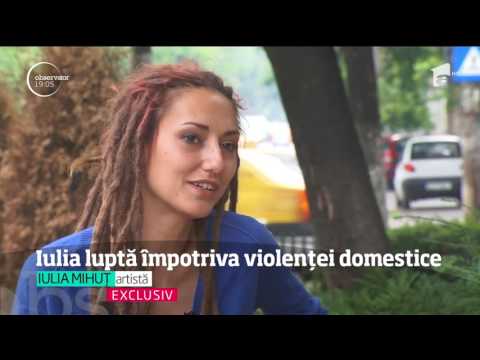 EXCLUSIV! Iulia, tânăra artistă care îşi acuză soţul că a încercat să o ucidă, luptă ...