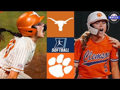 #6 Texas vs #11 Clemson (Exciting!) | Super Regionals Game 2 | 2025 College Softball Highlights