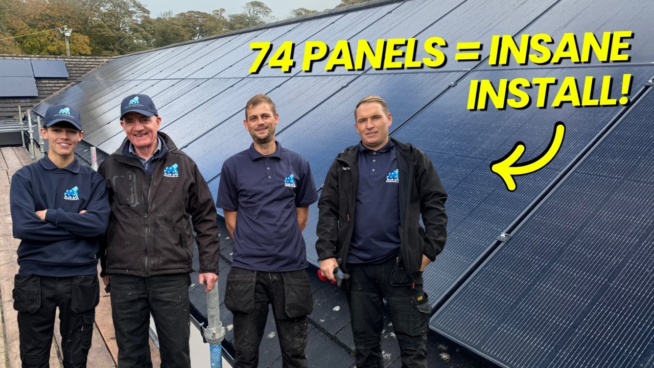 Massive 74 Solar Panel Installation Follow-Up