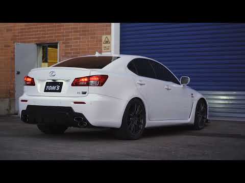 Lexus ISF Toms Racing Exhaust!!