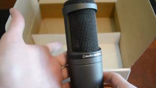 Audio-Technica AT2020 Microphone Unboxing