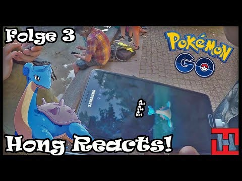 Lapras mit UNBEKANNTEN WP gefangen?! Hong Reacts! Pokemon Go! Video