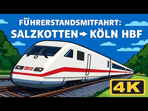 Führerstandsmitfahrt: Salzkotten → Köln Hbf | ICE 1 (DB Fernverkehr)