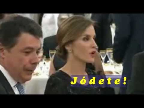 La princesa Letizia le dice "Jódete" al príncipe Felipe que contesta "No me importa"