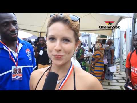 Expatriate teacher campaigns for Akufo-Addo at NPP manifesto launch