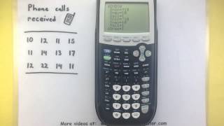 Statistics - How to make a box and whisker plot with a calculator (Ti-83/84)