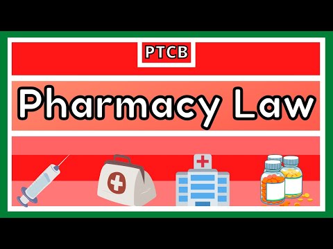 PHARMACY LAW. PTCB Exam Preparation. What are pharmacy laws?