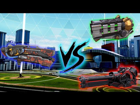 WR - Fainter VS Hazard VS Razdor - Which Medium Weapon Is The Best? | War Robots Comparison