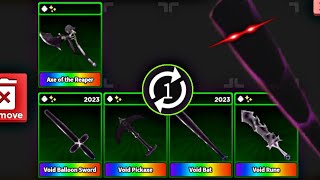 Trading Voids Knifes!🎃|Survive the killer