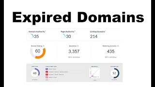 How to find Expired Domains with high DA, DR, TF and Traffic - Earn $1000