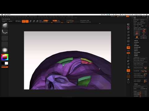 Problem with ZBrush Reprojection