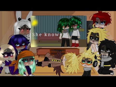 Class 1A + Pro heroes reacts to 'She knows' //meme//Mha//Read description