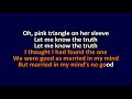 Weezer Pink Triangle Karaoke Instrumental Lyrics ObsKure