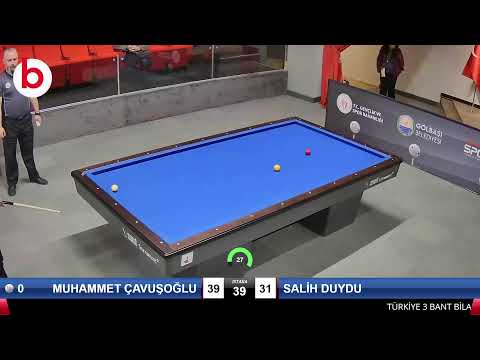 MUHAMMET ÇAVUŞOĞLU & SALİH DUYDU Bilardo Maçı - 2021 TÜRKİYE ŞAMPİYONASI 2.ETAP-11.TUR