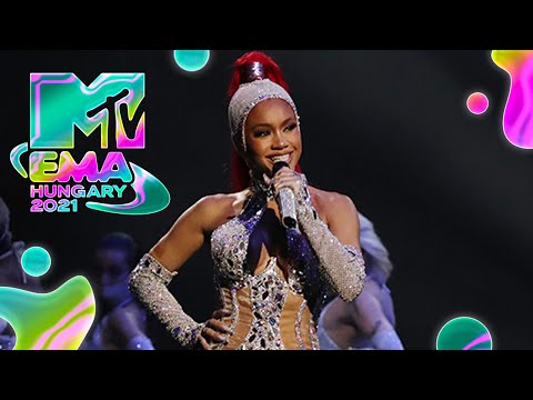 Saweetie \Tap In\, \Best Friend\ & \Out Out\ Live | MTV EMA 2021