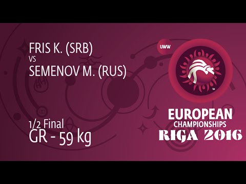 Semifinal:  Mingiyan SEMENOV (RUS) df. Kristian FRIS (SRB) by TF, 10-0