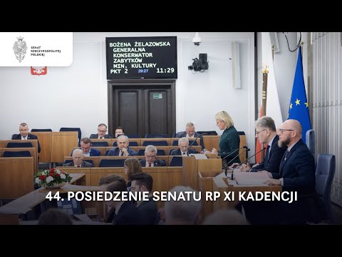 44. posiedzenie Senatu RP XI kadencji