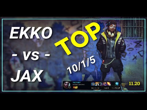 Apallocreed | EKKO vs JAX TOP Patch 11.20 League Of Legends DRAFT