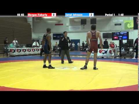 66 KG CR1 - Morgan Flaharty (OTC) vs. Jamel Johnson (Army)