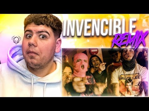 MUCHO LEVEL 😨 REACCION a Invencible Remix - Jc Reyes x Hotboy Mafia x El Jincho (Video Oficial)