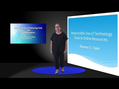 Responsible Use of Technology Tools and Online Resources | Atty. Rowena S. Disini