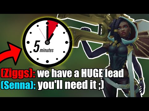 MY ENTIRE TEAM AFK's FOR 5 MINUTES, THEN MY SENNA IS UNLEASHED (UNREAL COMEBACK!)