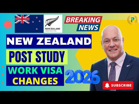 New Zealand Post Study Work Visa Changes 2026 | New Graduate Visa Explained
