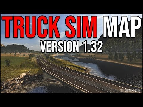 TSM TruckSim Map v1.32 | Euro Truck Simulator 2 (ETS2 1.32)