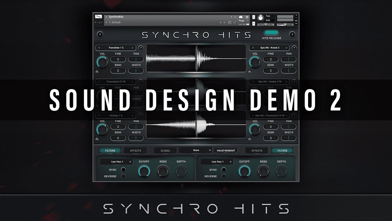 Synchrohits // Kontakt // Ergo Kukke // Sound Design Demo 2