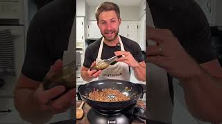 🔥 Cheesy Garlic Burger Egg Rolls!