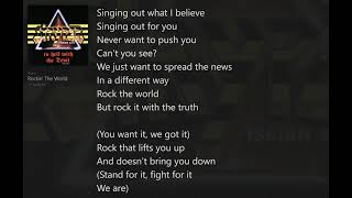 Rockin&#39; the World (with Lyrics) Stryper/to hell with the Devil