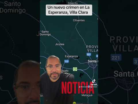 Muere asesinado un hombre  en la Esperanza, Ranchuelo . Provincia de Villaclara
