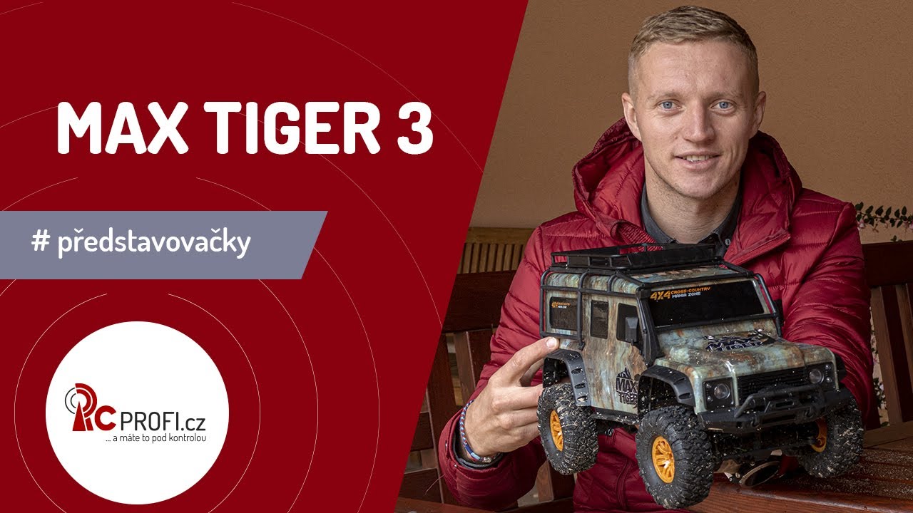RC auto Max Tiger 3, maskáčová