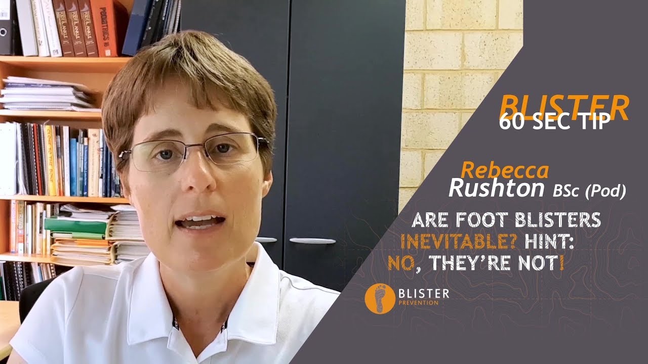 #40. Are foot blisters inevitable in your sport?