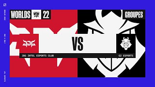 Worlds 2022 - Group Stage - D4 - JDG vs G2