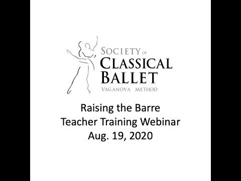 Raising the Barre 2020   SCBVM Webinar #1 Aug  19, 2020
