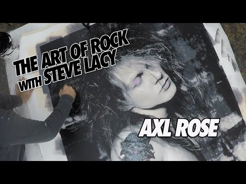 The Art of Rock: 1986 Axl Rose.