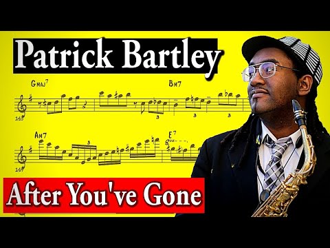 Patrick Bartley Transcription - After You've Gone (Live from Emmet Cohen w Bruce Harris)