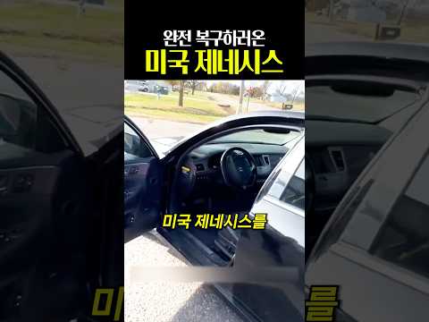 완전 복구하러온 미국 재네시스 ㄷㄷ