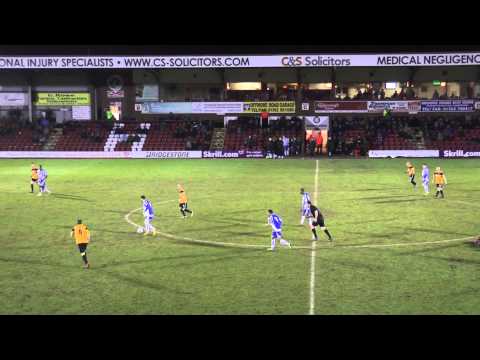Match Highlights - Worcester City Vs Stockport County - 25.03.14