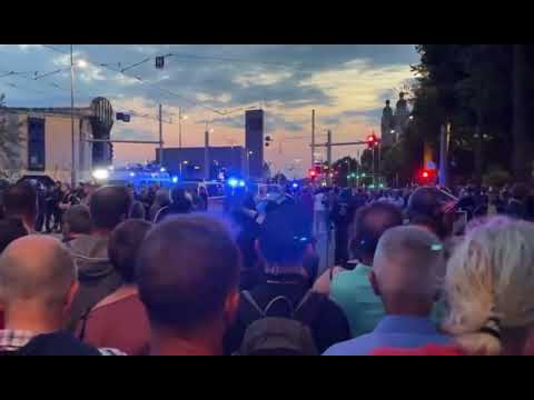 Residents  of Germanian Leipzig demand opening of Nord Stream 2