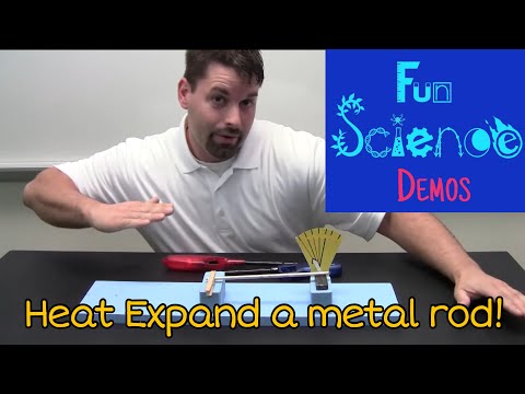 Heat Expands a Metal Rod