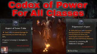 Diablo IV Beta - Codex Of Power Entries (No Class Requirements)