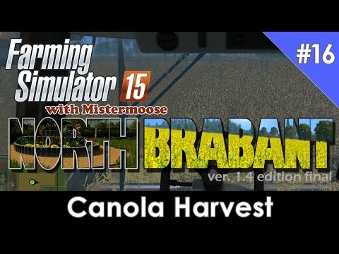 Farming Simulator 2015 - North Brabant Ep16 - More Canola Harvest